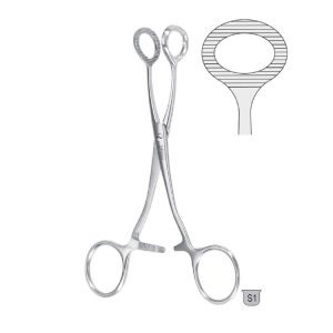 Zacisk tętniczy John-Hopkins (Buldog) prosty 75mm