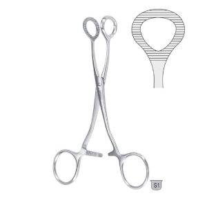 Zacisk tętniczy John-Hopkins (Buldog) prosty 90mm