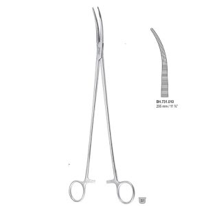 Kleszczyki naczyniowe Rochester-Pean zagięte 185mm