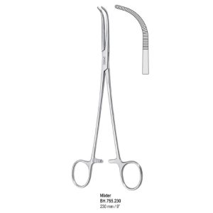 Kleszczyki naczyniowe Sarot zagięte 240mm