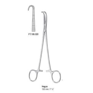 Kleszcze Sims-Maier do materiałów opatrunkowych zagięte 280mm