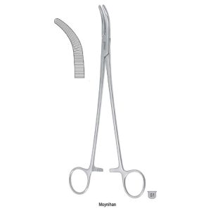 Kleszcze Foerster-Bergmann do materiałów opatrunkowych proste 250mm