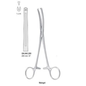 Kleszczyki naczyniowe Micro Halsted Mosquito proste 1x2 ząbki 100mm