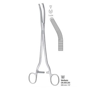 Kleszczyki naczyniowe Halsted Mosquito proste 1x2 ząbki 125mm