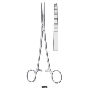 Kleszcze Toennis do histerektomii proste 210mm