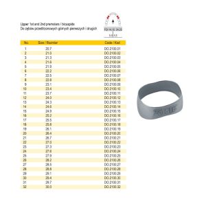 Pierścień Sure-Fit gładki góra 45 lewa/prawa 22.2 fig.6