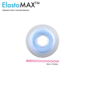 ElastoMax Łańcuszek krótki bez lateksu perłowy niebieski (4.5m na szpuli)