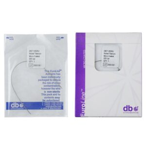 DB Łuki Niti termalne Euro-Form prostokątne pokryte mikro-warstwą góra .018 x .025