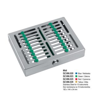 TWIST-LOCK Kasetka z zamkiem Midi niebieska
