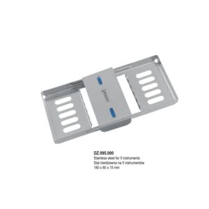 PETITE Kasetka na 5 instrumentów, stal nierdzewna
