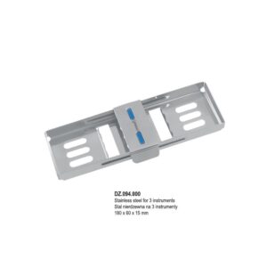 PETITE Kasetka na 3 instrumenty, stal nierdzewna