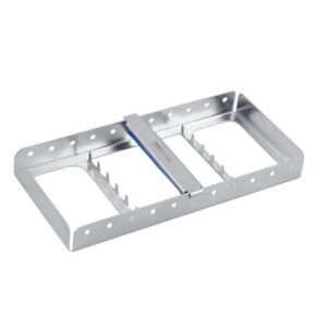 Kaseta do sterylizacji ekonomiczna Mini na 5 instrumentów 180 x 85 x 19mm