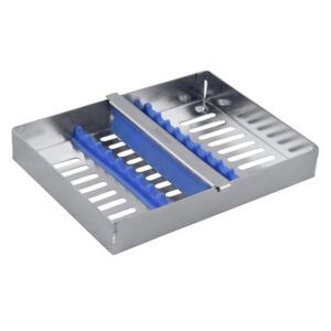 Kaseta do sterylizacji ekonomiczna na 10 instrumentów Midi 180 x 140 x 25mm