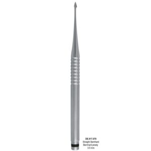 Luksator perio mikro-ząbkowany Bernhard prosty 3.5mm czarny