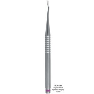 Luksator perio mikro-ząbkowany bagnetowy mezjalny 4.0mm purpurowy