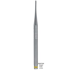 Luksator perio mikro-ząbkowany prosty 2.5mm żółty