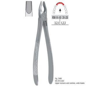 Kleszcze ekstrakcyjne mod. atraumatyczny fig. 34M