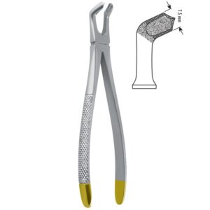 Diamond-Grip Kleszcze ekstrakcyjne pokrycie diamentowe do zębów mądrości dolnych fig.79