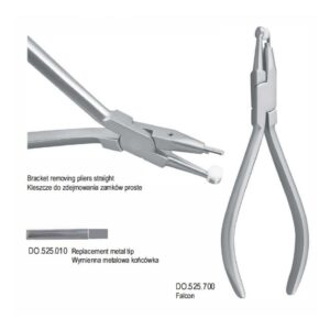 Wymienna metalowa końcówka do kleszczy do usuwania kleju