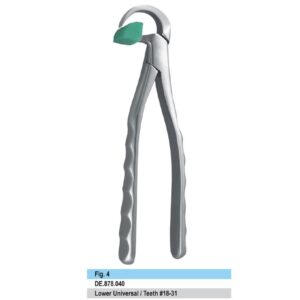 Kleszcze ekstrakcyjne Power Grip żuchwa ząb 37 do 47