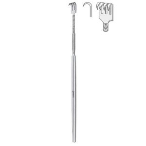 Hak Falcon giętki 4-zębny ostry 160mm