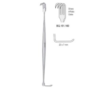 Hak Senn-Miller (Kilner) dwustronny ostry 160mm