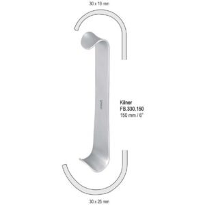 Hak policzkowy Kilner 150mm