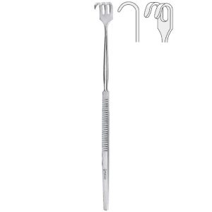 Hak Falcon 2-zębny tępy 160mm