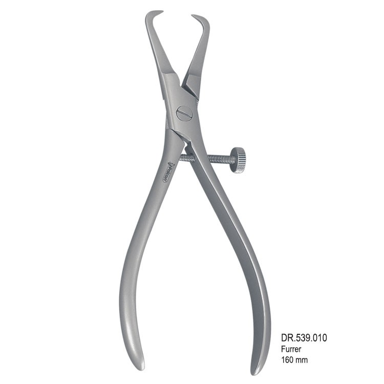 Kleszcze do koron Furrer proste 160mm