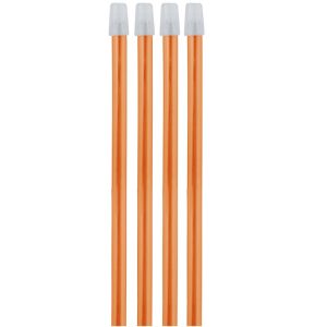 Ślinociągi pomarańczowe zdejmowana końców 150mm (100 szt)