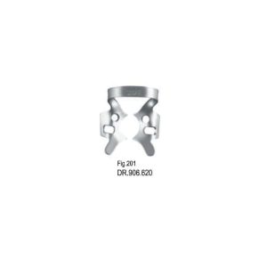 Klamra do koferdamu do zębów trzonowych fig. 201