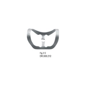 Klamra do koferdamu do zębów przednich fig. 212