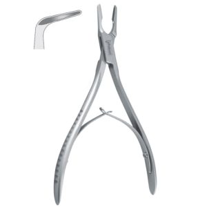 Odgryzacz Friedmann mikro zagięty pod kątem 90° 145mm