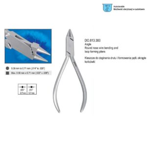 Kleszcze Angle do doginania drutu okrągłe