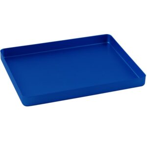 Tacka aluminiowa nieperforowana Midi 180x140x17mm niebieska