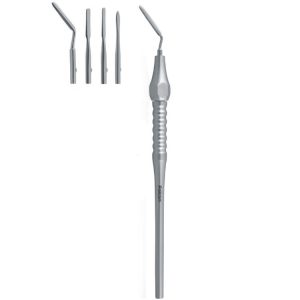 Ergo-Form zestaw Periotomów Rękojeść z 4 ostrzami