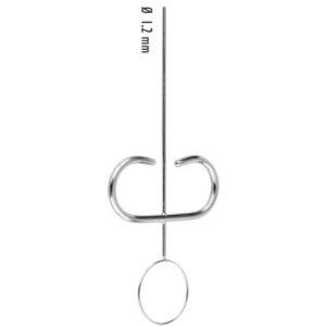 Pistolet do amalgamatu do mikro wypełnień prosty 1.2mm 130mm