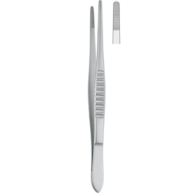 Penseta anatomiczna ząbkowana mod.USA 130mm