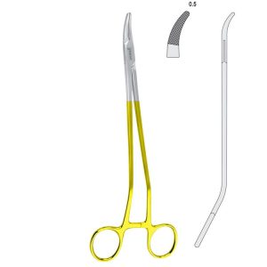 Falcon-Grip Igłotrzymacz Falcon w kształcie S dla leworęcznych 215mm węglik spiekany