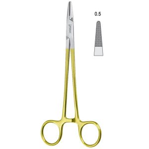 Falcon-Grip Igłotrzymacz Mayo-Hegar dla leworęcznych 200mm węglik spiekany