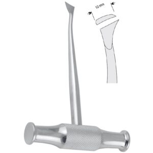 Dźwignia z uchwytem w kształcie 'T' Winter lewa fig. 12L