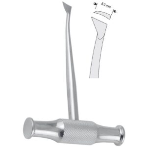 Dźwignia z uchwytem w kształcie 'T' Winter prawa fig. 11R