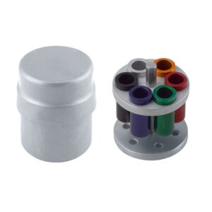 Pojemnik na gutaperkę okrągły Mini srebrny