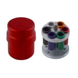 Pojemnik na gutaperkę okrągły Mini czerwony