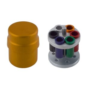 Pojemnik na gutaperkę okrągły Mini pozłacany