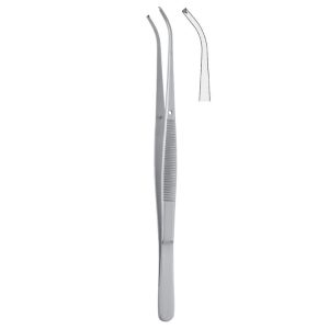 Penseta chirurgiczna Semken zagięta 1x2 ząbki 150mm