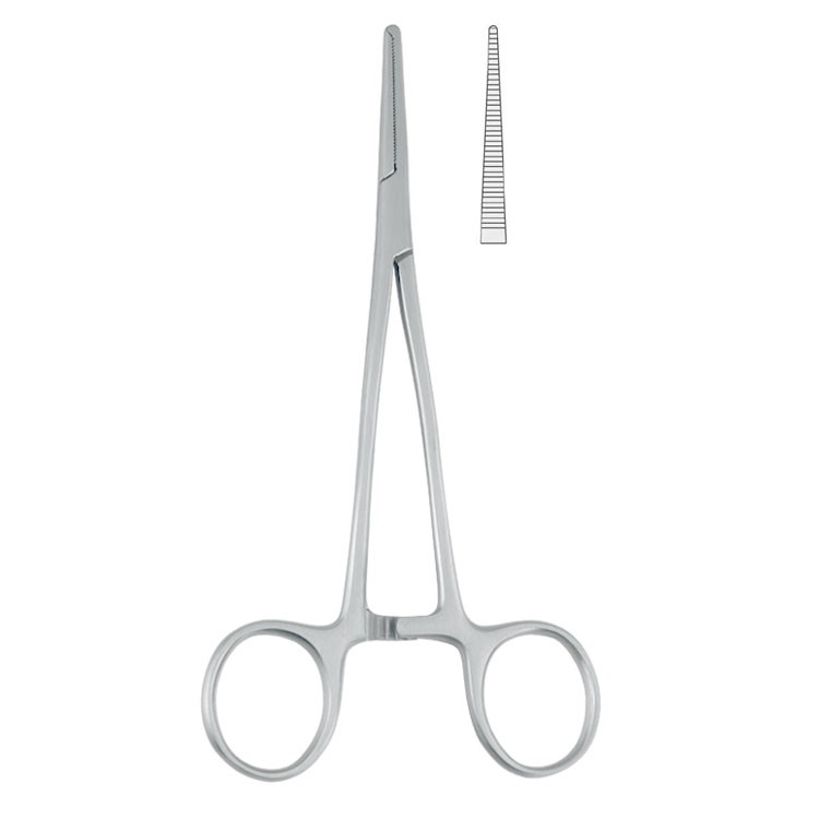 Kleszczyki naczyniowe Christophe proste 160mm