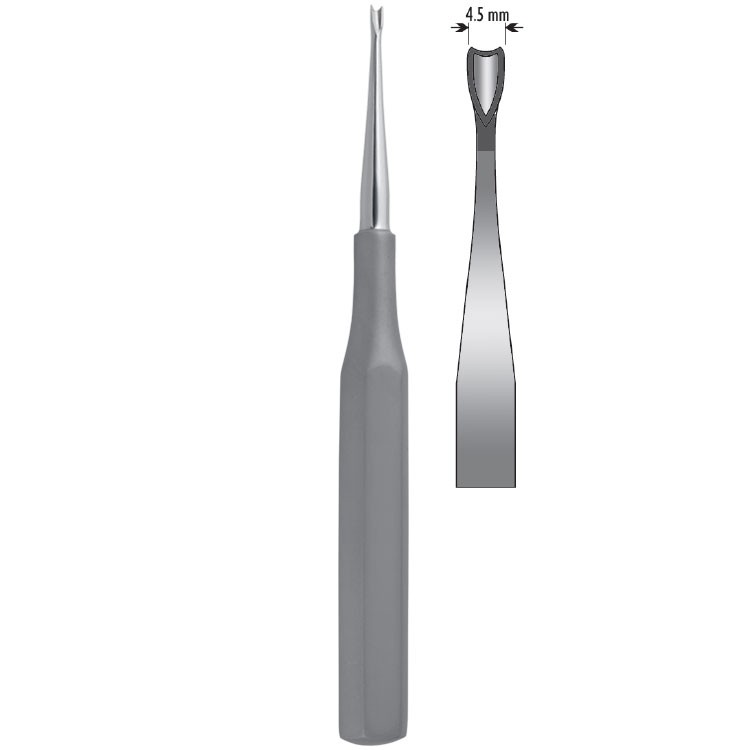 Dźwignia Falcon skrzydełkowa uchwyt slim końcówka w kształcie V fig.4