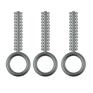 ElastoMax Uno-I ligatury szare (40 pasków, 1040 szt.)