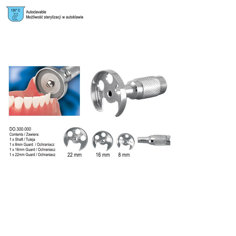 Zestaw ochraniaczy do tarczy ściernej